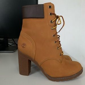 Timberland chunky heeled boot